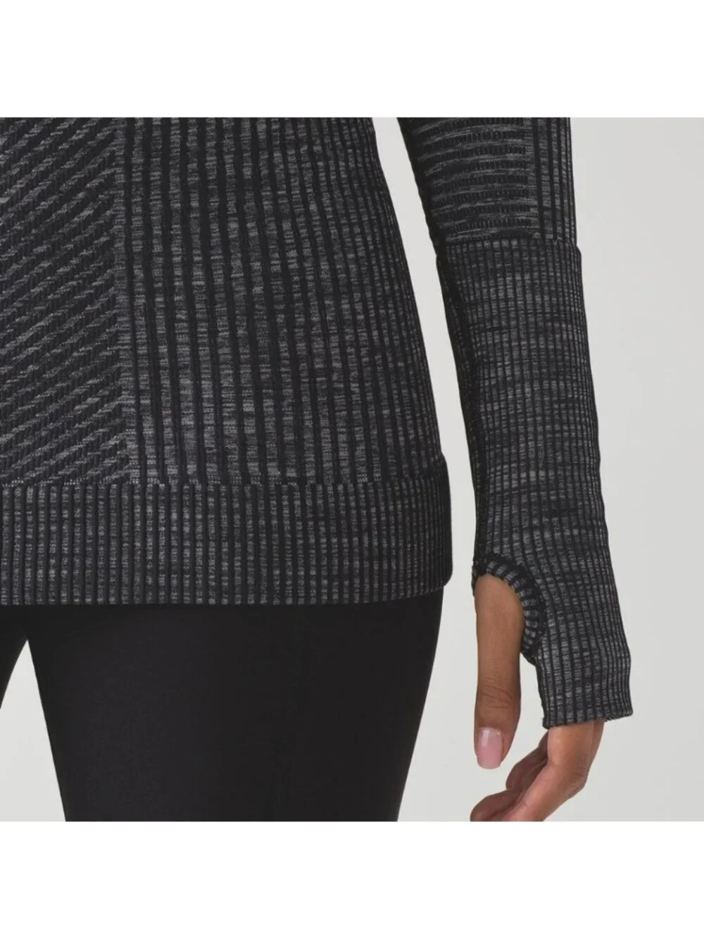 Lululemon Restless Pullover Heathered Black